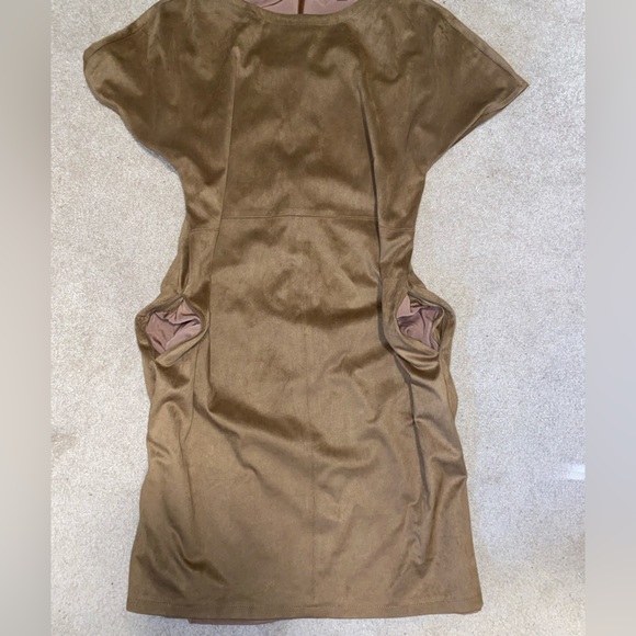 Suede t shirt dress - Picture 3 of 4